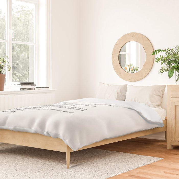 The Peace of Wild Things Duvet Cover Gallery Image 2