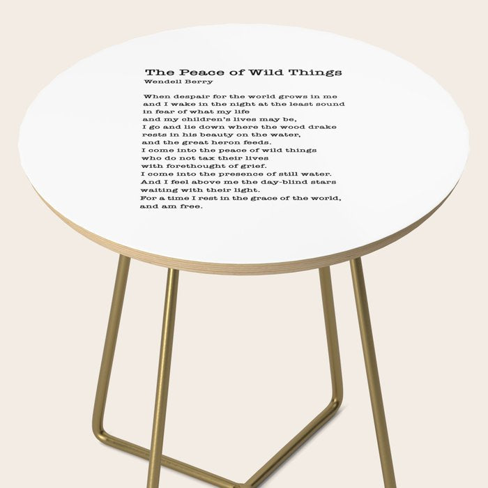The Peace of Wild Things Side Table Gallery Image 2
