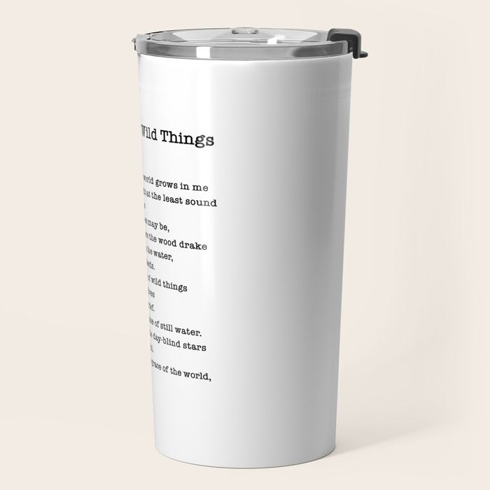 The Peace of Wild Things Travel Mug Gallery Image 2