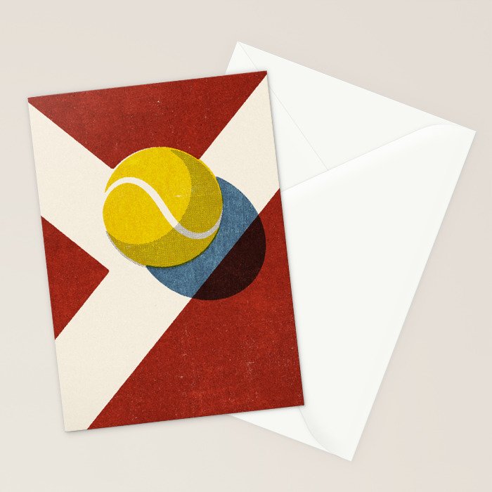 BALLS / Tennis (Clay Court) Stationery Card Gallery Image 2