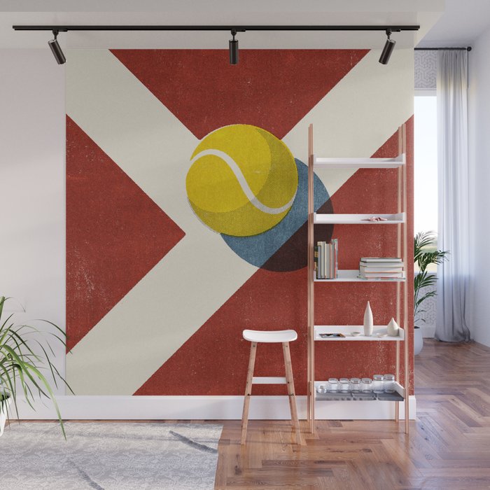 BALLS / Tennis (Clay Court) Wall Mural Gallery Image 1