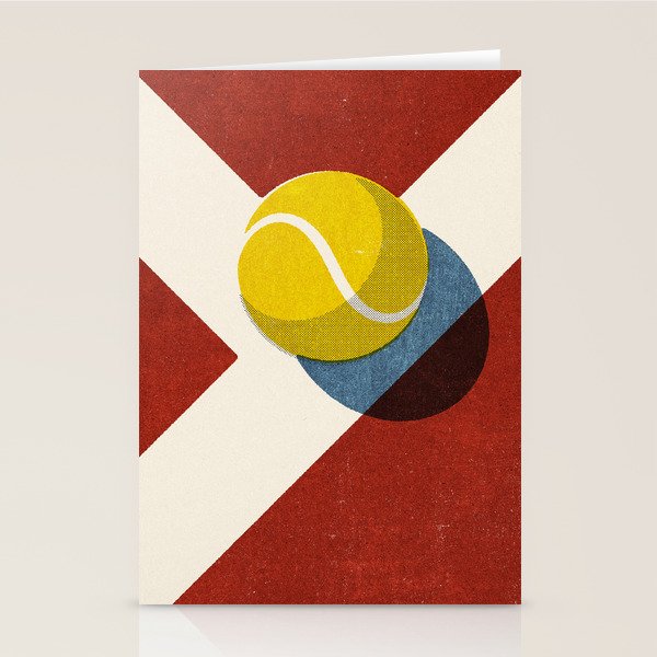 BALLS / Tennis (Clay Court) Stationery Card Gallery Image 1