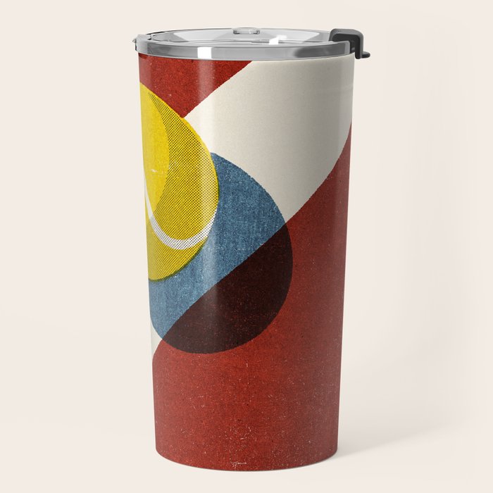 BALLS / Tennis (Clay Court) Travel Mug Gallery Image 2