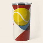 BALLS / Tennis (Clay Court) Travel Mug Gallery Image 1