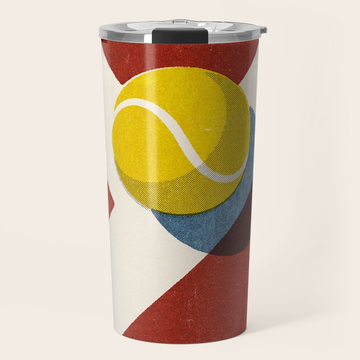 BALLS / Tennis (Clay Court) Travel Mug Gallery Image 1