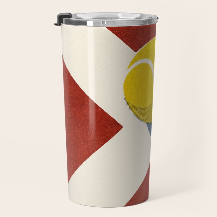 BALLS / Tennis (Clay Court) Travel Mug Gallery Image 3