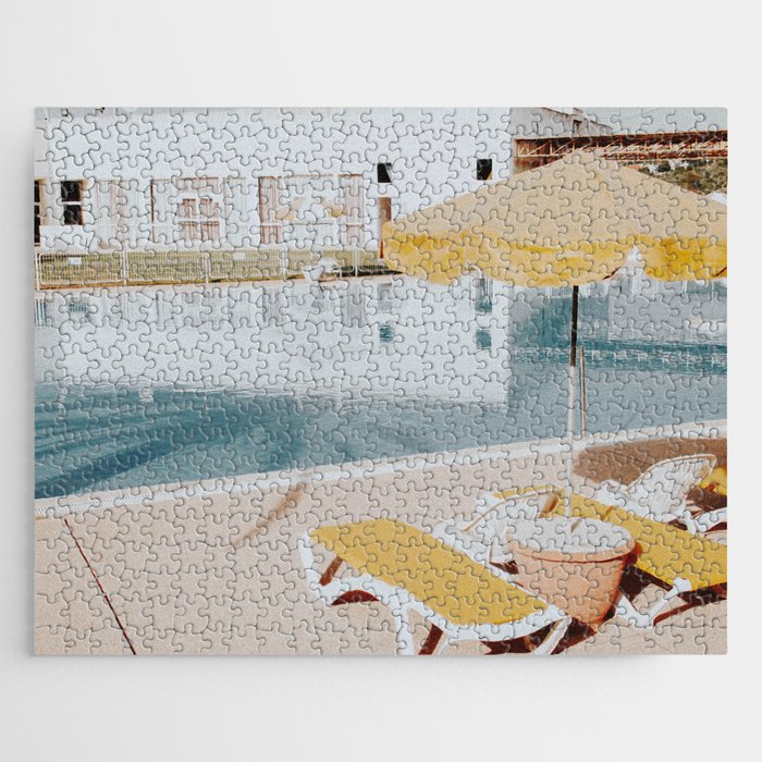 vintage summer poolside Jigsaw Puzzle Gallery Image 1