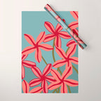 Lilies in shades of red Wrapping Paper Gallery Image 1
