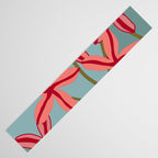 Lilies in shades of red Table Runner Gallery Image 3
