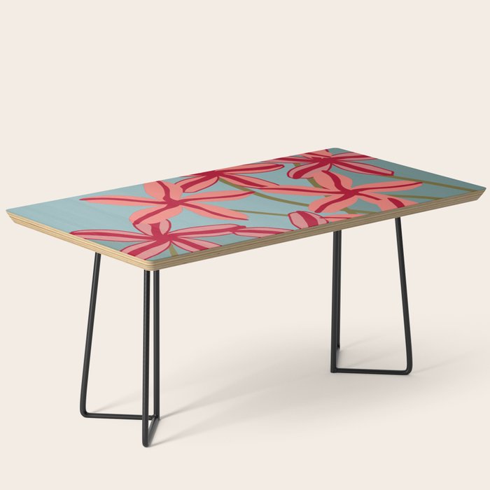 Lilies in shades of red Coffee Table Gallery Image 1