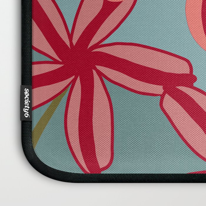 Lilies in shades of red Laptop Sleeve Gallery Image 3