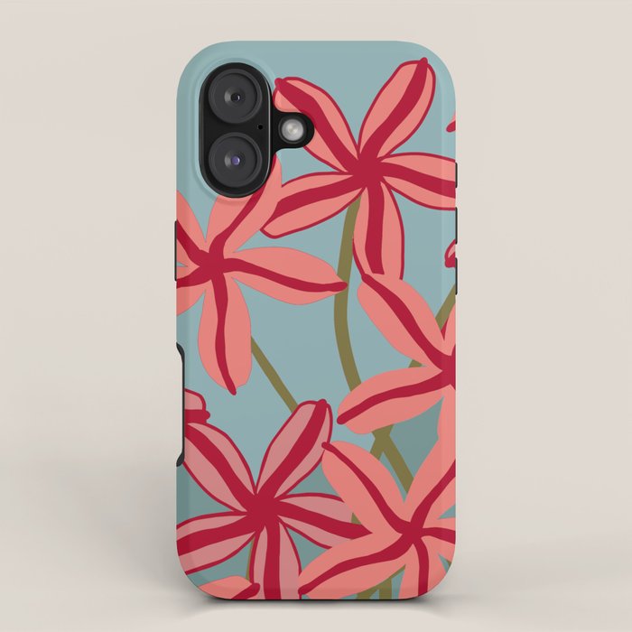 Lilies in shades of red iPhone Case Gallery Image 1