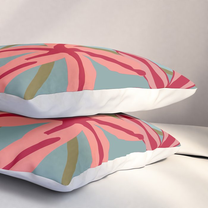 Lilies in shades of red Pillow Sham Gallery Image 3
