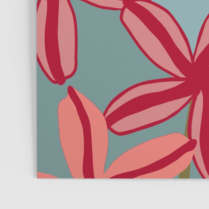 Lilies in shades of red Poster Gallery Image 3