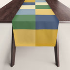 Bold Colorful Checks Pattern - Large XXIII Table Runner Gallery Image 1