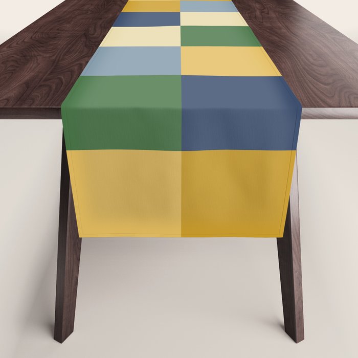 Bold Colorful Checks Pattern - Large XXIII Table Runner Gallery Image 1