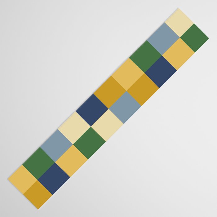 Bold Colorful Checks Pattern - Large XXIII Table Runner Gallery Image 3
