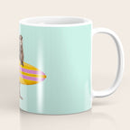 SURFING OTTER Coffee Mug Gallery Image 1