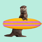 SURFING OTTER Coffee Mug Gallery Image 2