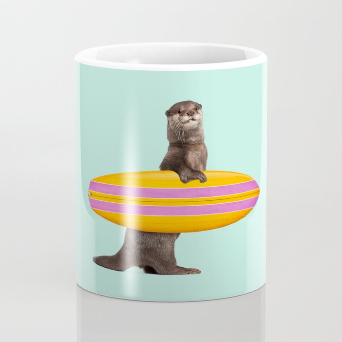 SURFING OTTER Coffee Mug Gallery Image 4