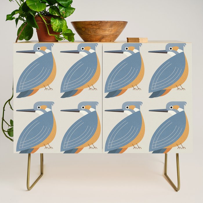 Whimsy Blue-eared Kingfisher Credenza Gallery Image 1