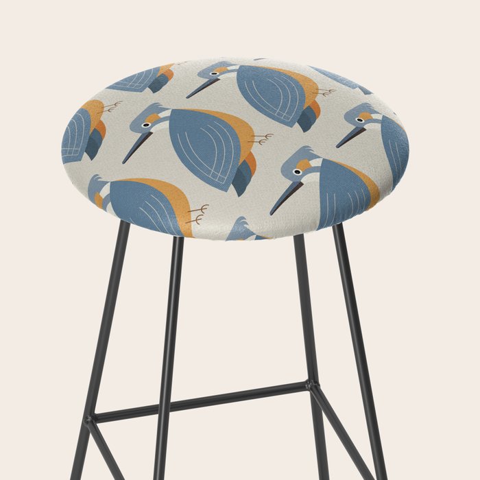 Whimsy Blue-eared Kingfisher Stool Gallery Image 2