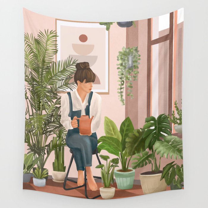 This is a place where I feel at home II Wall Tapestry Gallery Image 1