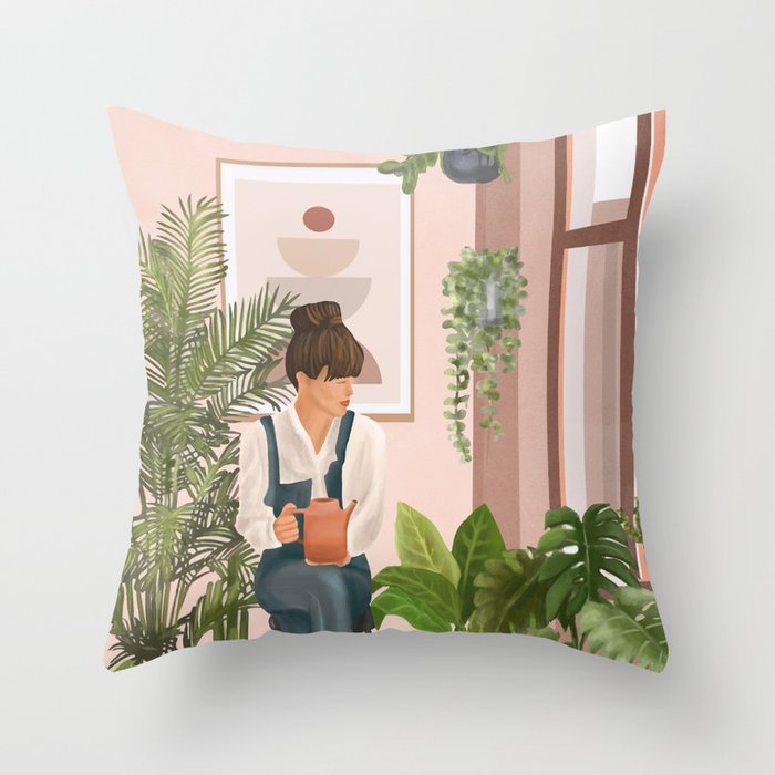 This is a place where I feel at home II Throw Pillow Gallery Image 1