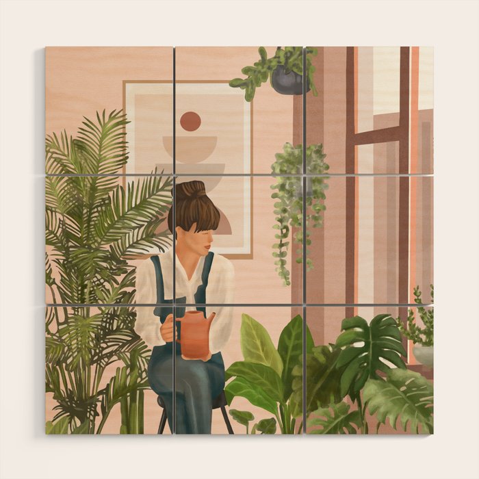 This is a place where I feel at home II Wood Wall Art Gallery Image 1