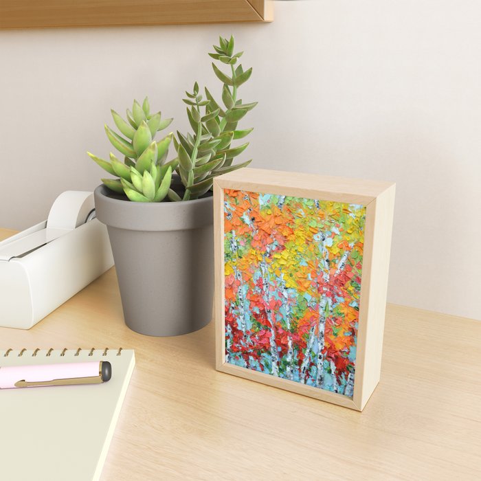Golden Forest Mini Art Print Gallery Image 2