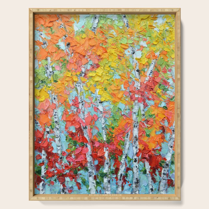 Golden Forest Serving Tray Gallery Image 1