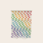 Rainbow Pride Wavy Check Wall Hanging Gallery Image 1