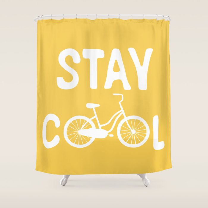 Stay Cool Shower Curtain Gallery Image 1