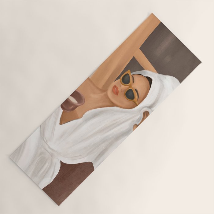 Morning Coffee Yoga Mat Gallery Image 1