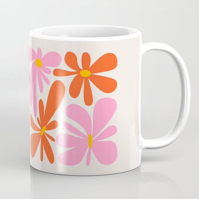 Bloom: Peach Matisse Color Series 04 Coffee Mug Gallery Image 1