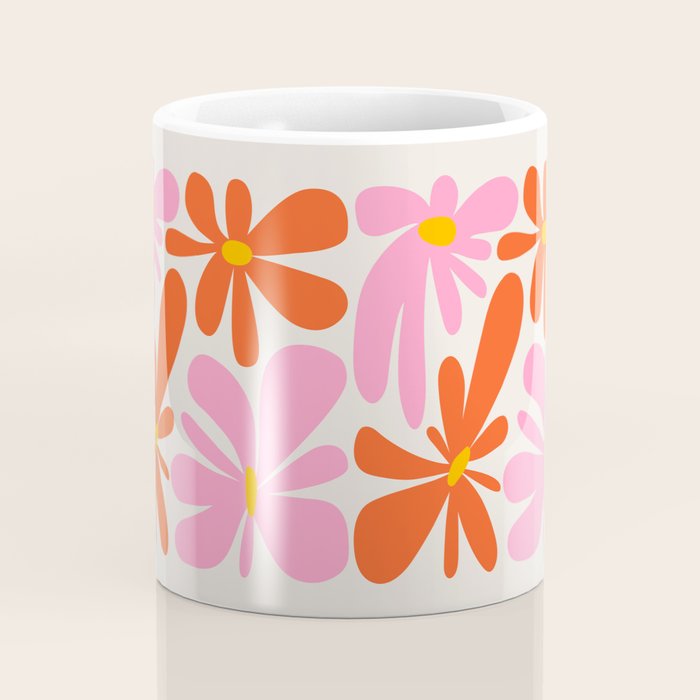 Bloom: Peach Matisse Color Series 04 Coffee Mug Gallery Image 4