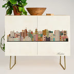 madison wisconsin skyline Credenza Gallery Image 1