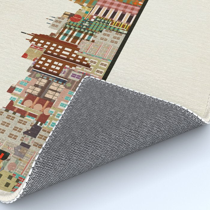 madison wisconsin skyline Rug Gallery Image 4