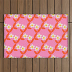 Flower - Magenta vibe Outdoor Rug Gallery Image 1