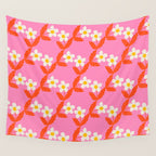 Flower - Magenta vibe Wall Tapestry Gallery Image 4