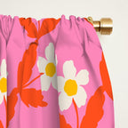 Flower - Magenta vibe Window Curtain Gallery Image 2