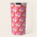 Flower - Magenta vibe Travel Mug Gallery Image 1