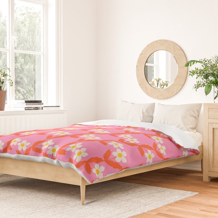 Flower - Magenta vibe Duvet Cover Gallery Image 2