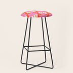 Flower - Magenta vibe Stool Gallery Image 1