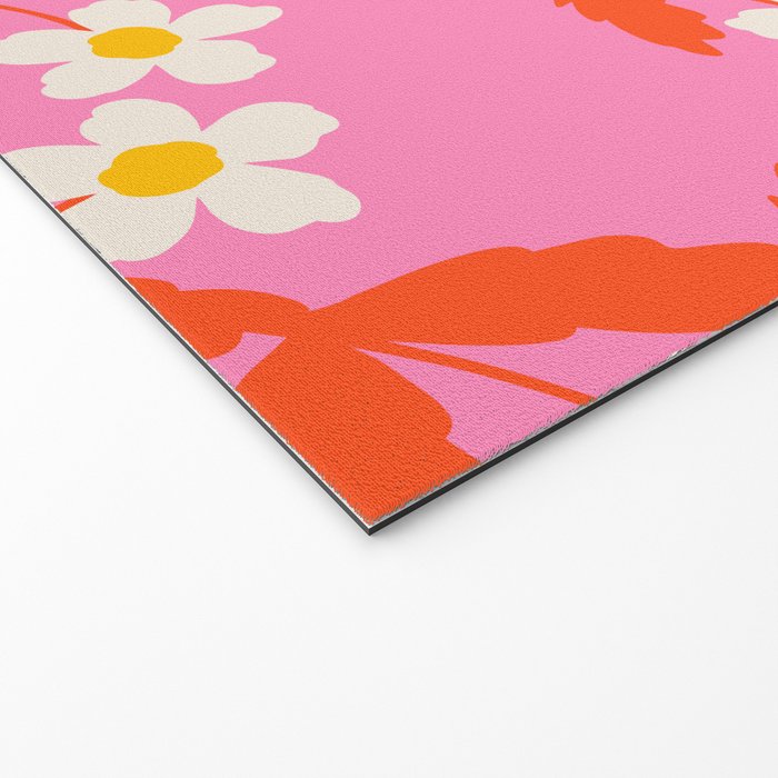 Flower - Magenta vibe Welcome Mat Gallery Image 2
