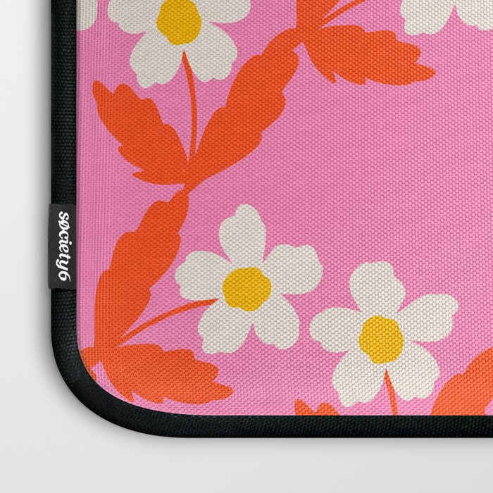 Flower - Magenta vibe Laptop Sleeve Gallery Image 3