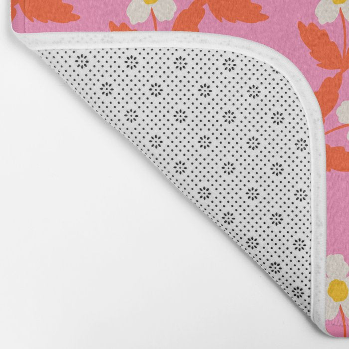 Flower - Magenta vibe Bath Mat Gallery Image 2