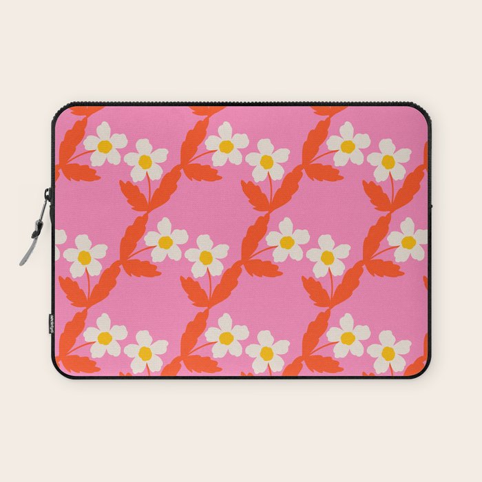 Flower - Magenta vibe Laptop Sleeve Gallery Image 1