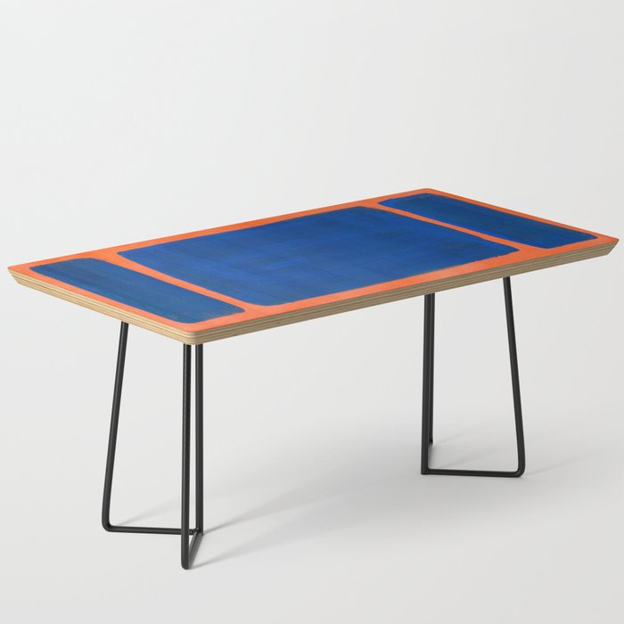 Colourful Field Orange And Blue Coffee Table Gallery Image 1