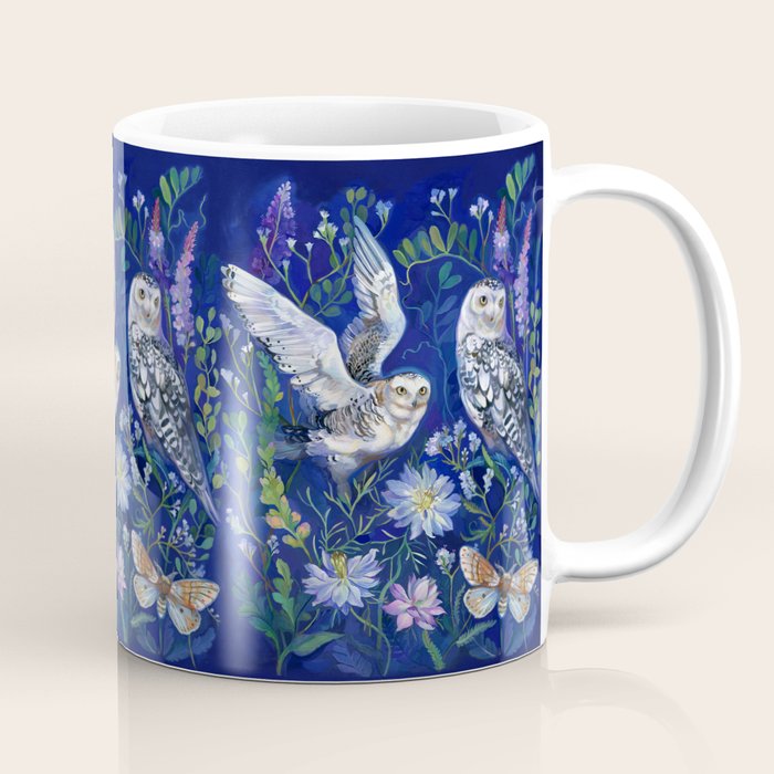 Flower Garden Owls Coffee Mug Gallery Image 1